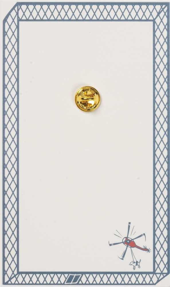 Last Call! Rescue Dog Mom Enamel Pin in Gold Heart