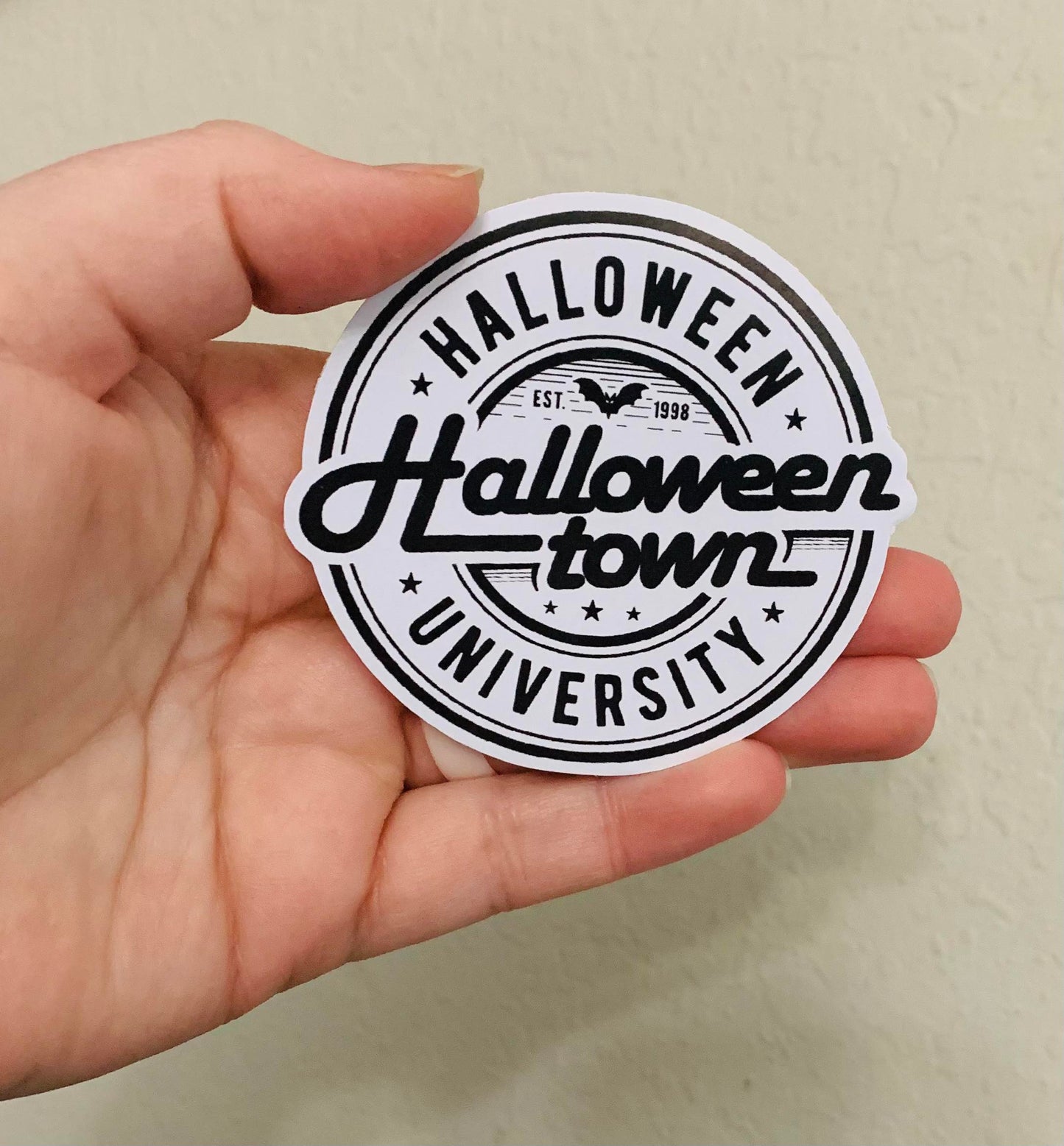 HU Circle-Halloweentown Sticker/Magnet