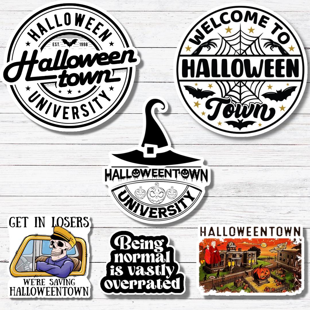 HU Circle-Halloweentown Sticker/Magnet