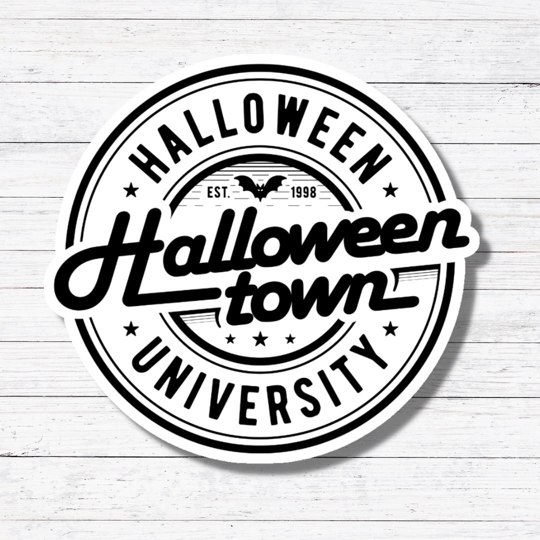 HU Circle-Halloweentown Sticker/Magnet